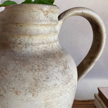 Vintage Earthenware Jug ProvenceVintage Earthenware Jug Provence