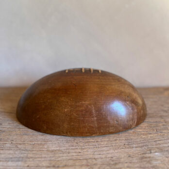 Wood decorative half rugby ballWood decorative half rugby ball