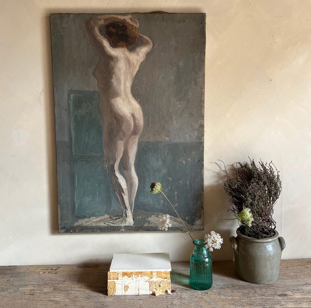 Vintage oil painting | Saskia
