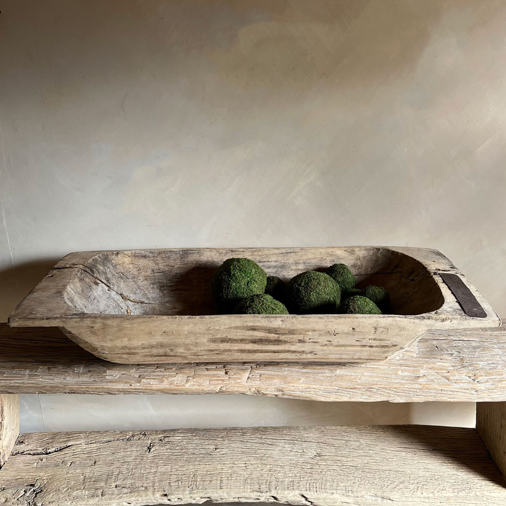 XL Antique Dough Bowl Savona