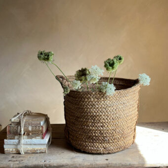 Vintage Spanish vineyard basket A