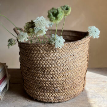 Vintage Spanish vineyard basket A