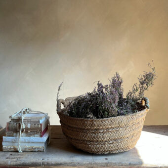 Vintage Spanish vineyard basket B