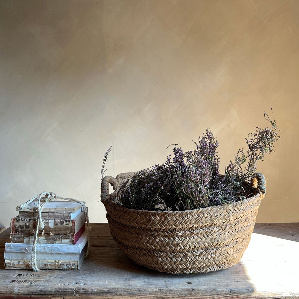 Vintage Spanish vineyard basket B