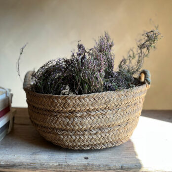 Vintage Spanish vineyard basket B