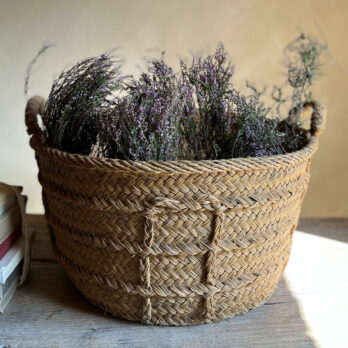 Vintage Spanish vineyard basket C