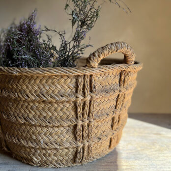 Vintage Spanish vineyard basket C