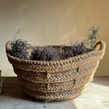 Vintage Spanish vineyard basket D