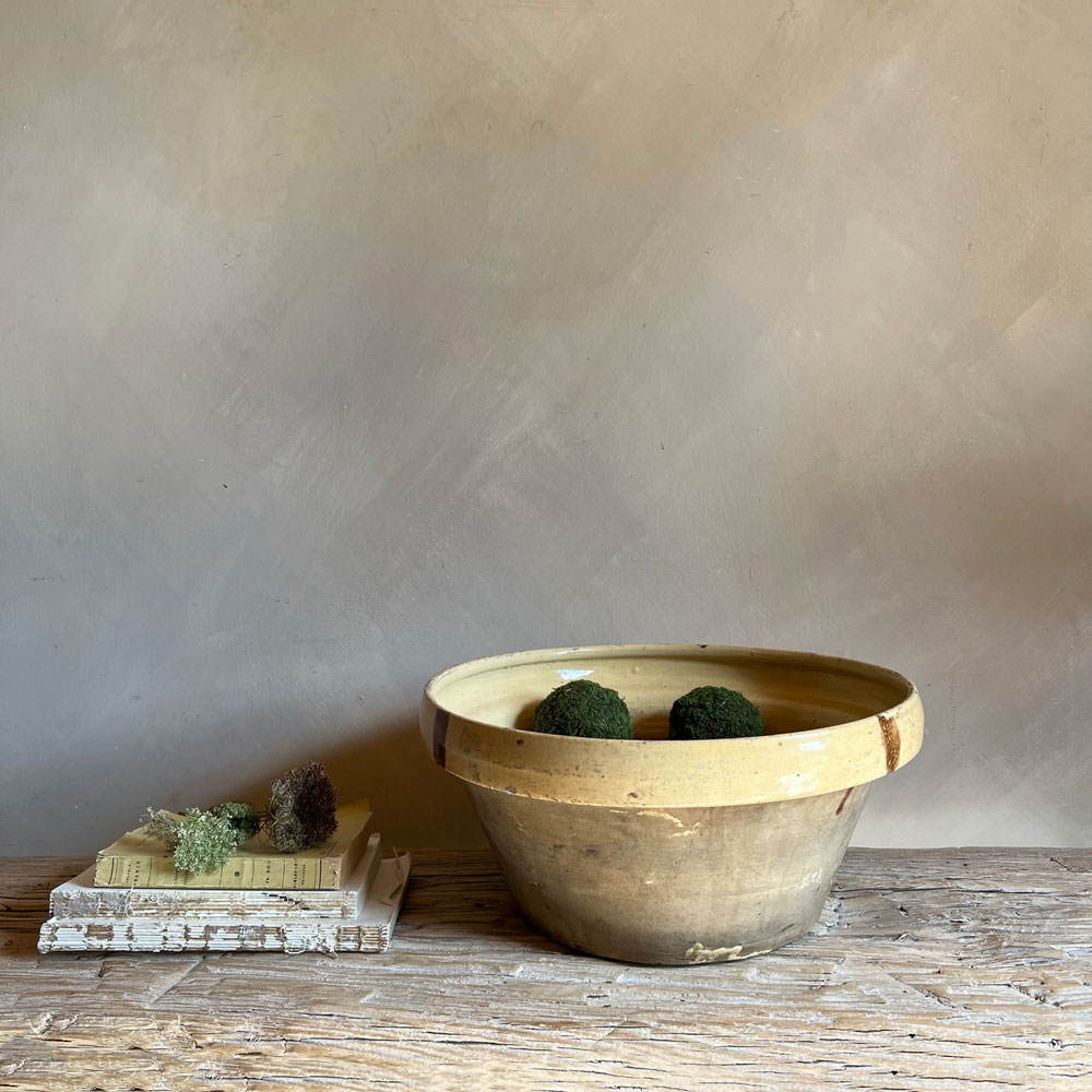 Antique French ceramic bowl