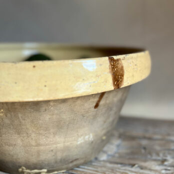 Antique French ceramic bowl