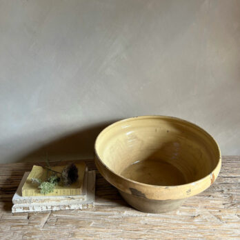 Antique French ceramic bowl
