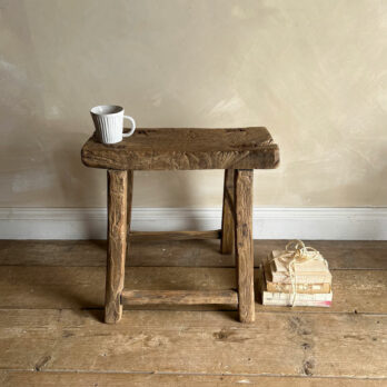 Large antique stool table |Alban