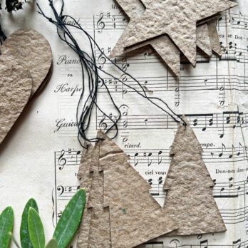 Paper Decorations Set Natural
