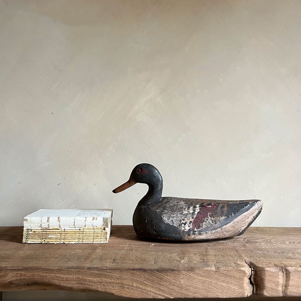 Antique French duck decoy 1