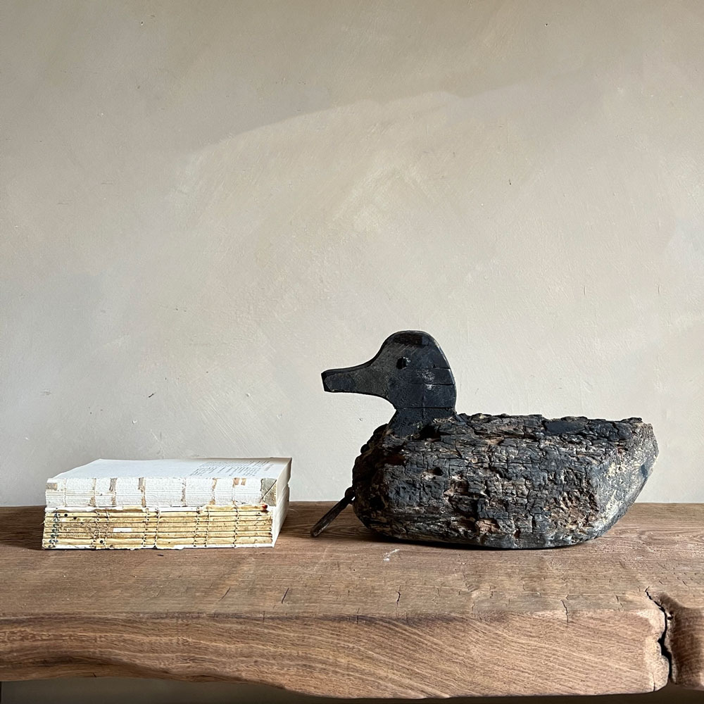 Antique French duck decoy 2