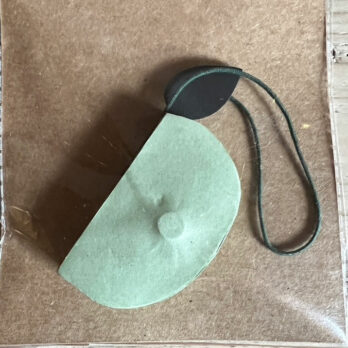 Honeycomb Apple Paper Ornament Green