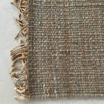 Grey hemp rug 170x240cm