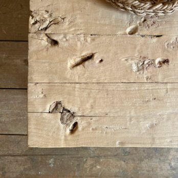 Pale wood square coffee table | Inkpen