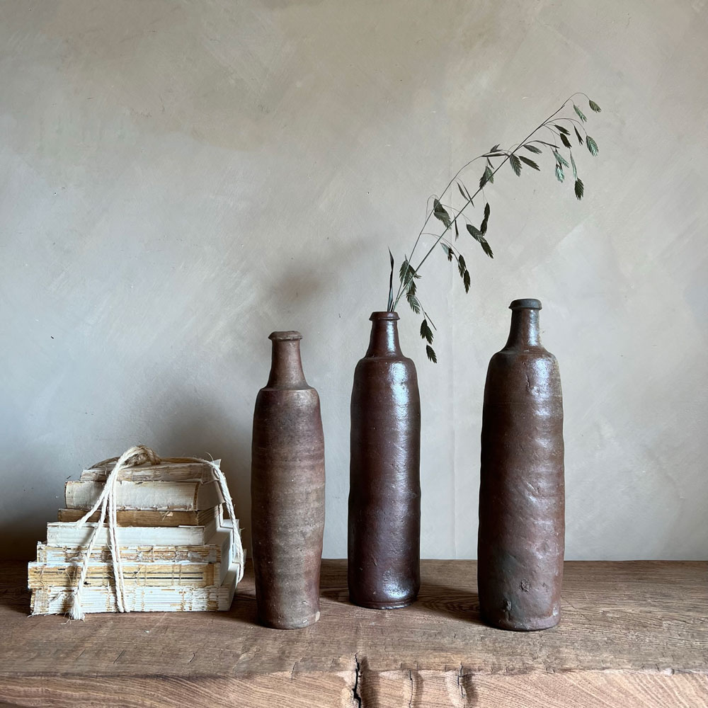 Large irregular antique cider bottle