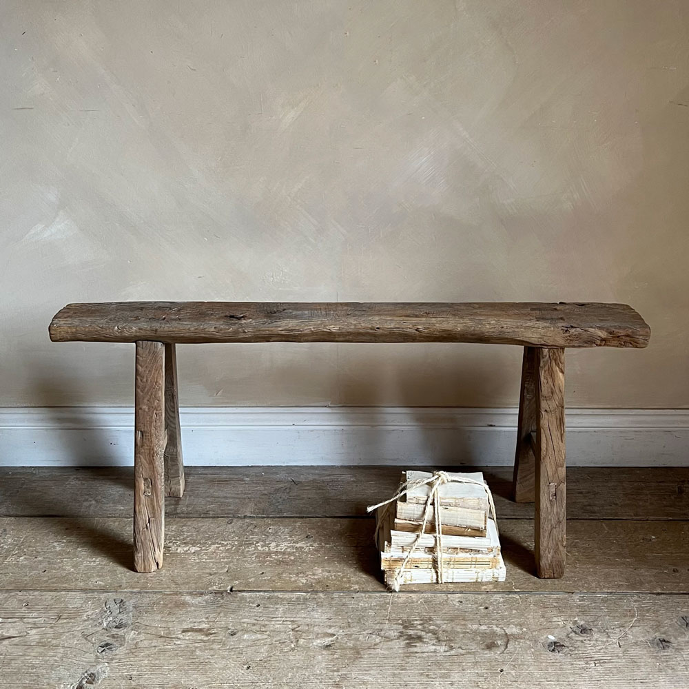 Antique Rustic Wooden Bench | Marnie