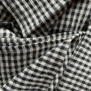 Gingham napkin black | neutral