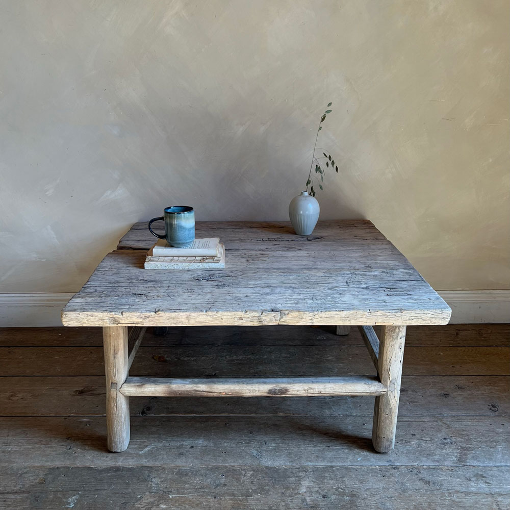 Antique square coffee table | Sonning
