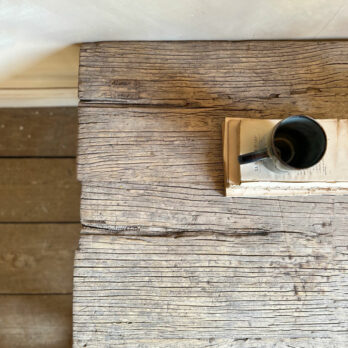 Antique square coffee table | Sonning