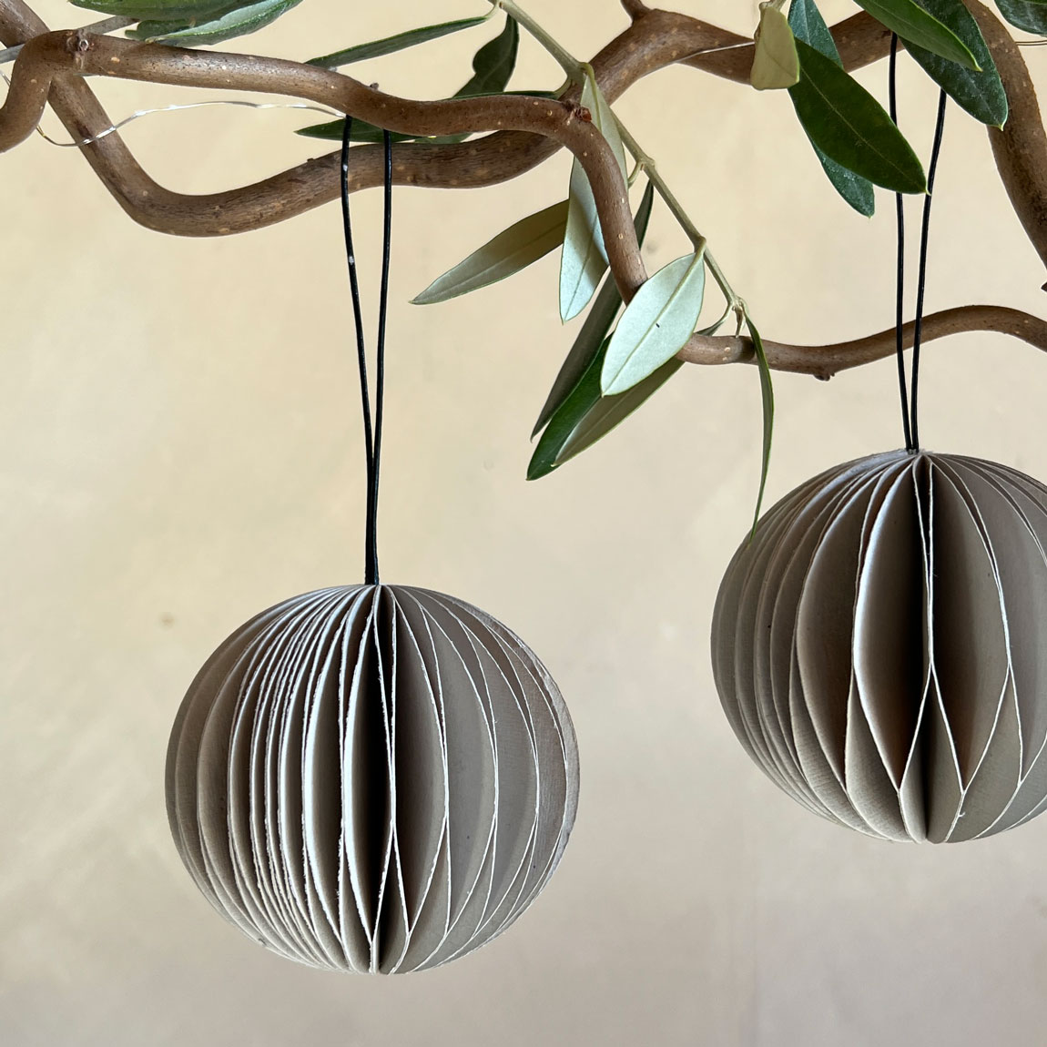 Honeycomb Sphere Paper Ornament Stone