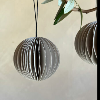 Honeycomb Sphere Paper Ornament Stone