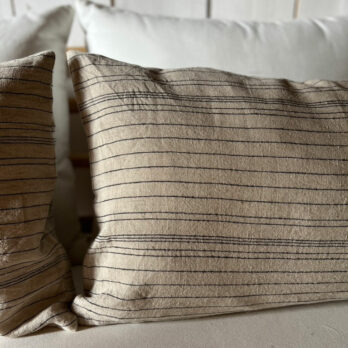 Linen striped cushion Naymah