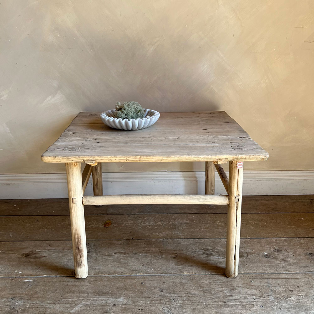 Pale wood square coffee table | Theale