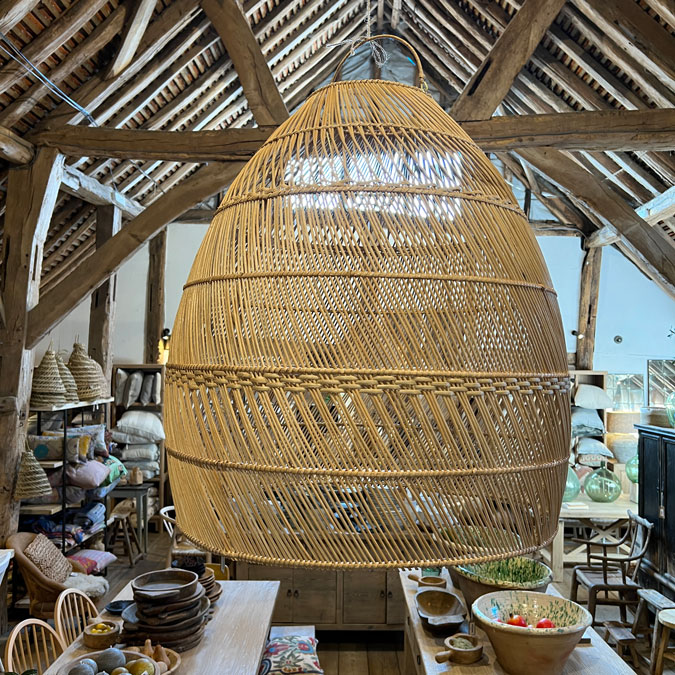 Rattan Pendant Light XL
