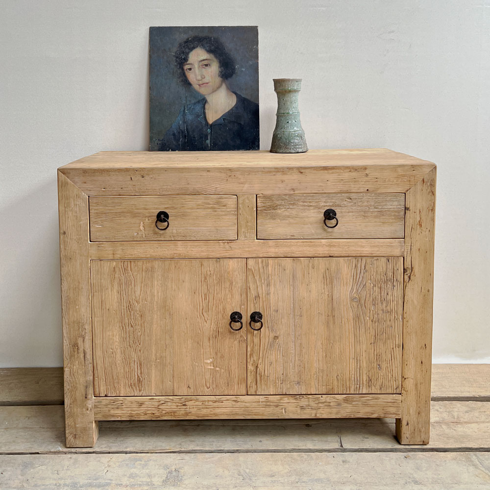Reclaimed wood cupboard Helga