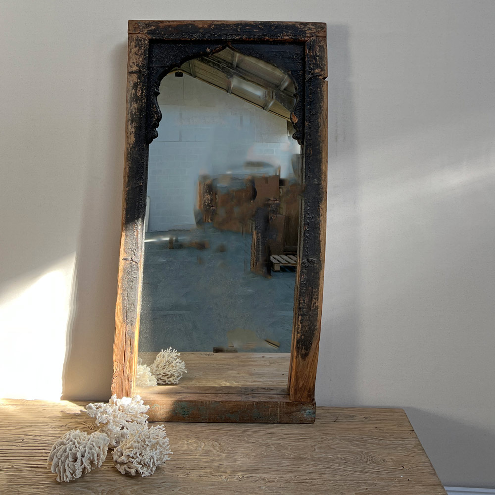 Indian Antique Aged Mirror B