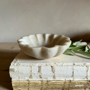 Mini Marble Fluted Bowl