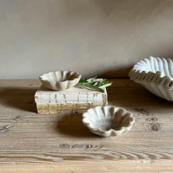 Mini Marble Fluted Bowl