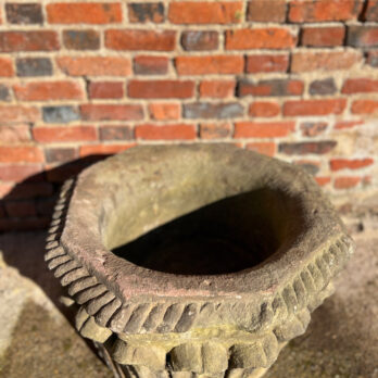 Antique Stone Planter Tulsi