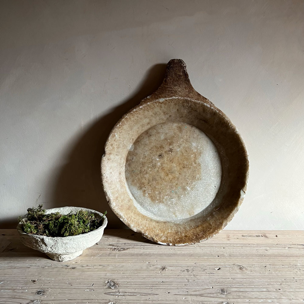 Antique Marble Bowl A