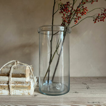 Glass hurricane vase large | Annecy