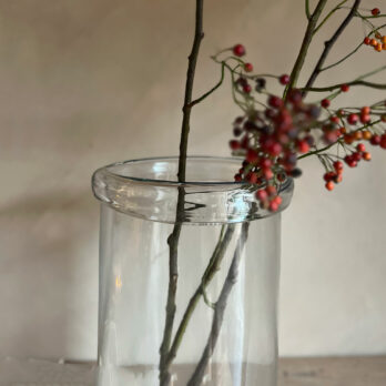 Glass hurricane vase large | Annecy