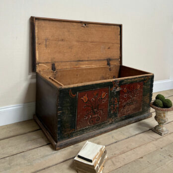 Antique swedish blanket box late 1800's