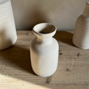 Stoneware Neutral vase | D