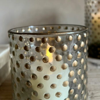 Gold Bobble Tealight Holder Medium