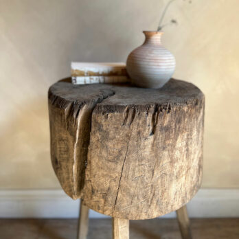 Antique French chopping block | Haydee