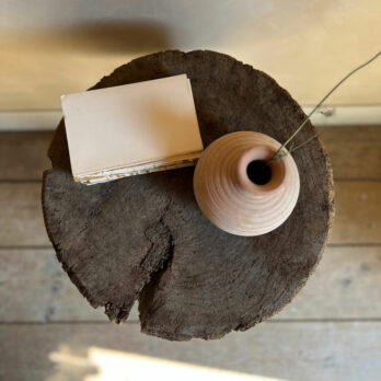 Antique French chopping block | Haydee