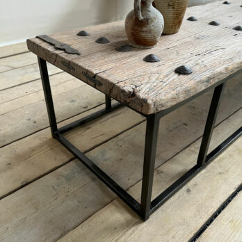 Antique door coffee table bench Hedda