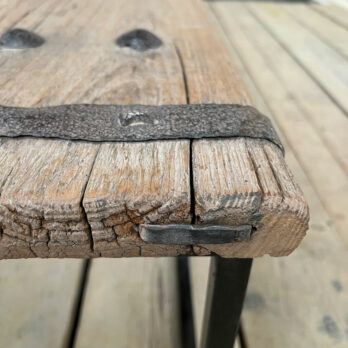 Antique door coffee table bench Hedda