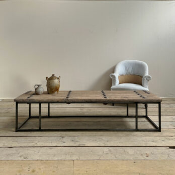 Antique door coffee table bench Hedda