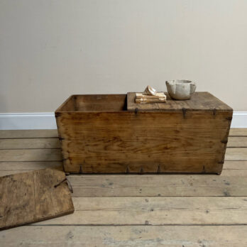 Antique wooden merchants Trunk Isabella