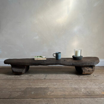 Large low antique bench | Johari